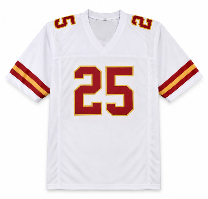 Kansas City Chiefs LeSean McCoy Signed White Jersey Beckett BAS Witness
