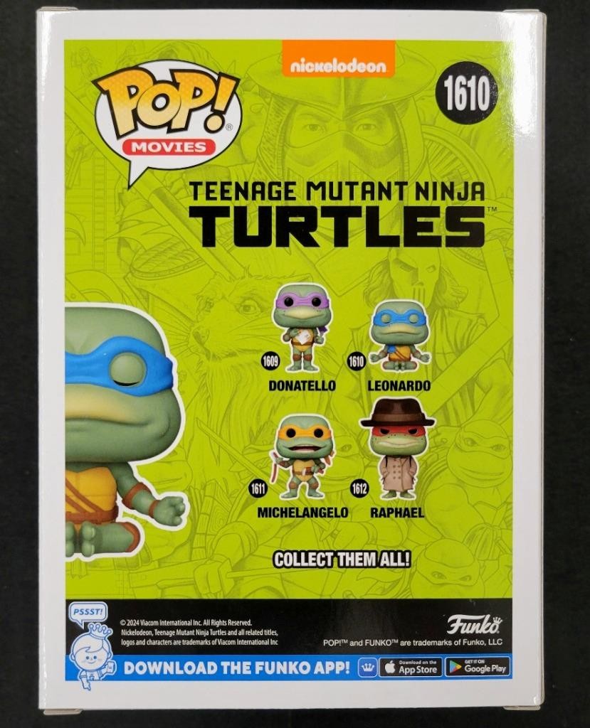 Seth Green signed TMNT Leonardo Meditating Funko Pop! 1610 autograph Beckett BAS
