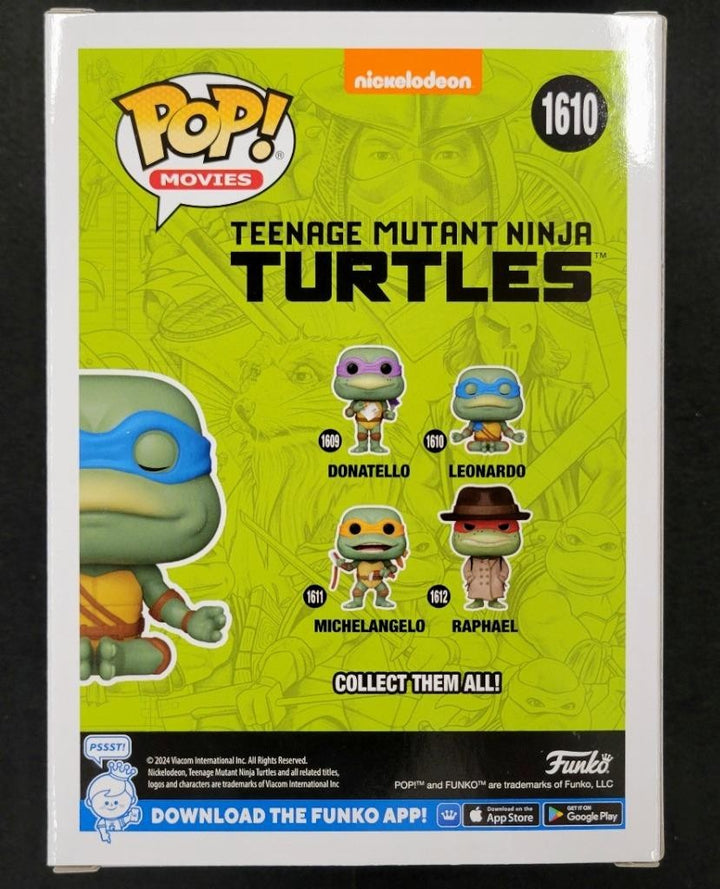Seth Green signed TMNT Leonardo Meditating Funko Pop! 1610 autograph Beckett BAS