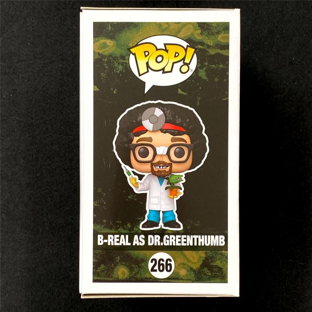 B-Real signed "Insane in the Brain" Dr. Greenthumb Funko Pop! figure auto PSA