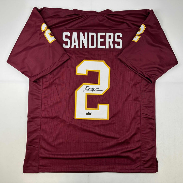 Facsimile Autographed Deion Sanders Florida State Maroon Reprint Jersey Men's XL