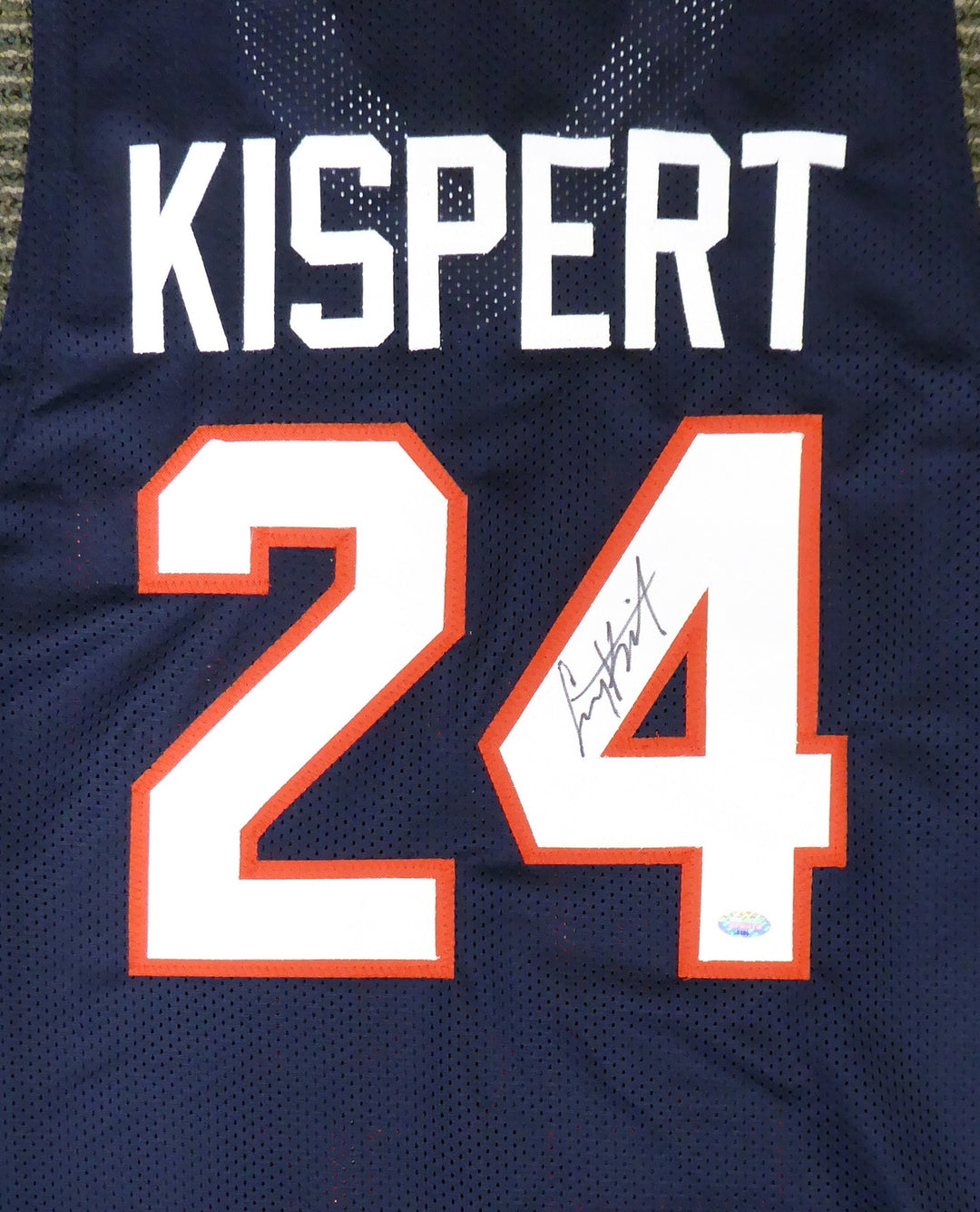 Gonzaga Bulldogs Corey Kispert Signed Blue Jersey All American MCS Holo