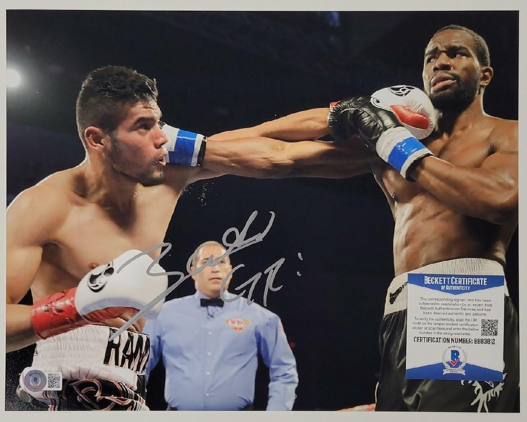 Gilberto Ramirez "Zurdo" signed 11x14 Photo WBO Boxing Champ (O) Beckett BAS COA