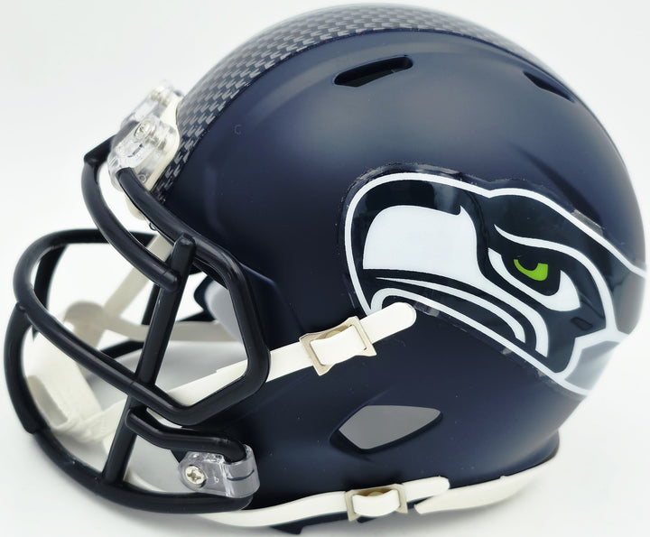 Josh Jobe Signed Seattle Seahawks Blue Speed Mini Helmet MCS Holo