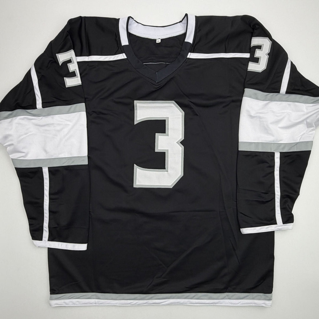 Autographed/Signed Matt Roy Los Angeles LA Black Hockey Jersey Beckett COA