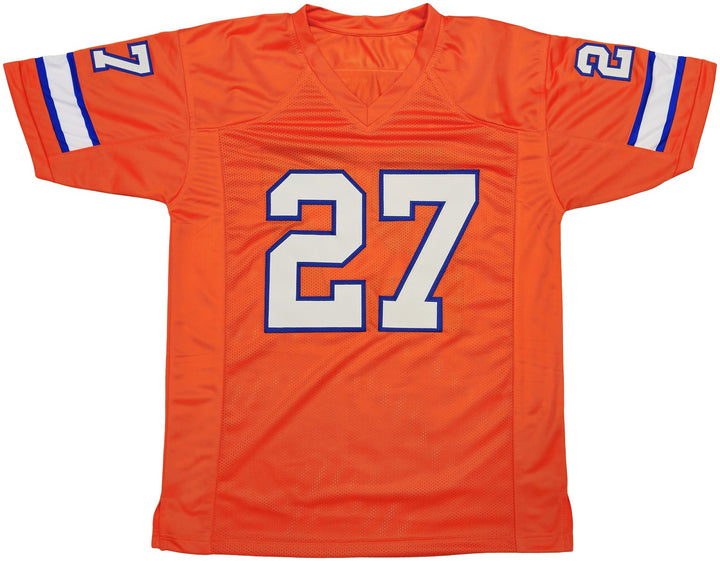 Denver Broncos Steve Atwater Signed Orange Jersey Beckett Witness