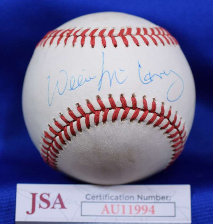 Willie McCovey JSA COA National League Signed Baseball Autograph