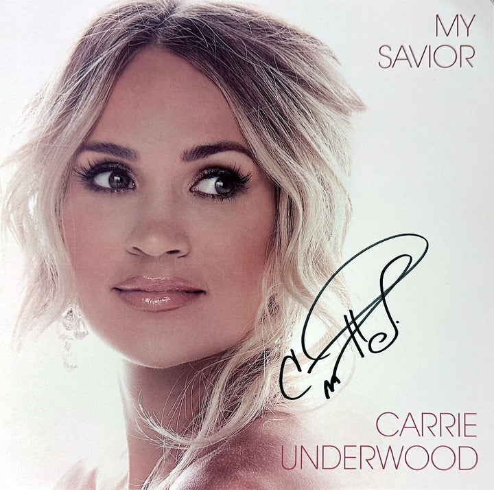 Carrie Underwood signed 2021 My Savior 11x11 Art Insert LP/Vinyl/Record- COA/NEW