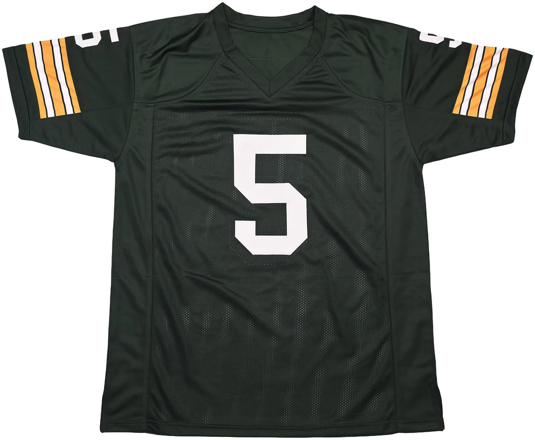 Green Bay Packers Paul Hornung Signed Green Jersey Beckett QR