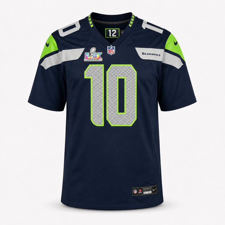 Seahawks Cooper Kupp Signed Blue Nike SB LX Patch Jersey Size XL Fanatics Holo