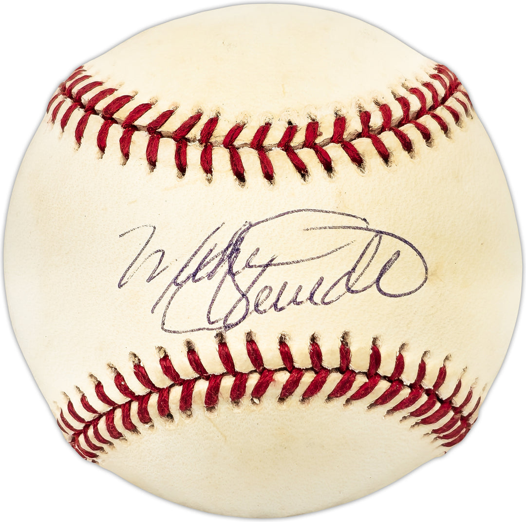 Mike Schmidt Autographed NL Baseball Philadelphia Phillies Beckett QR #BL93548
