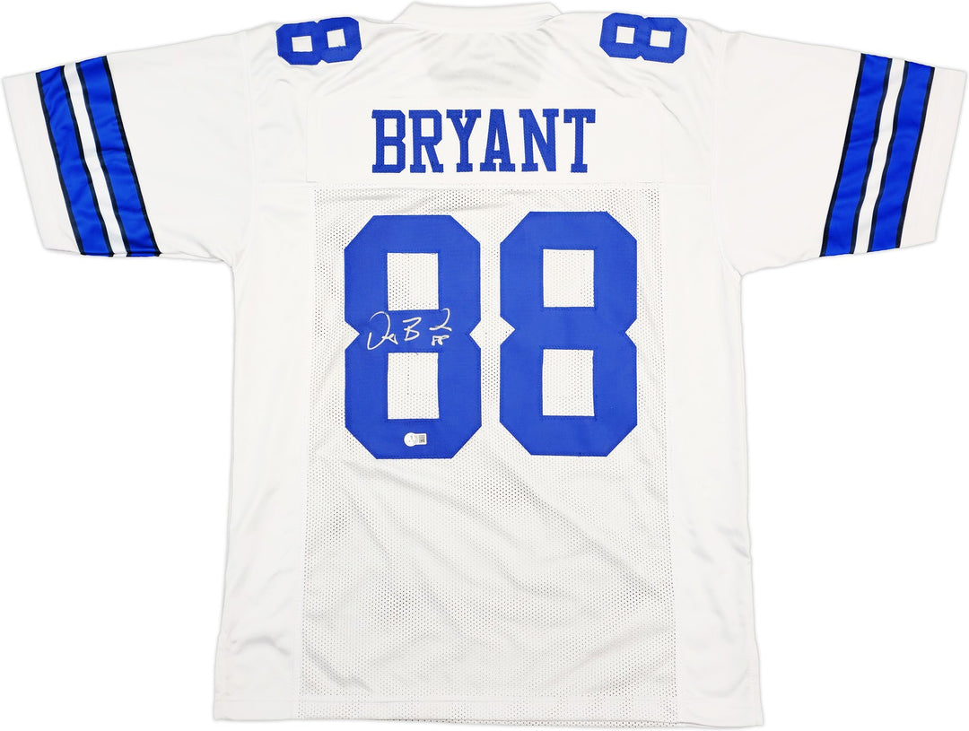 Dallas Cowboys Dez Bryant Signed White Jersey Beckett Wit