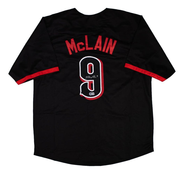 Matt McLain Cincinnati Signed Black Baseball Jersey BAS