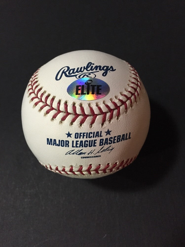 Tyler Lee Clippard Signed Full Name OML Baseball New York Mets  ELITE Holo Auto