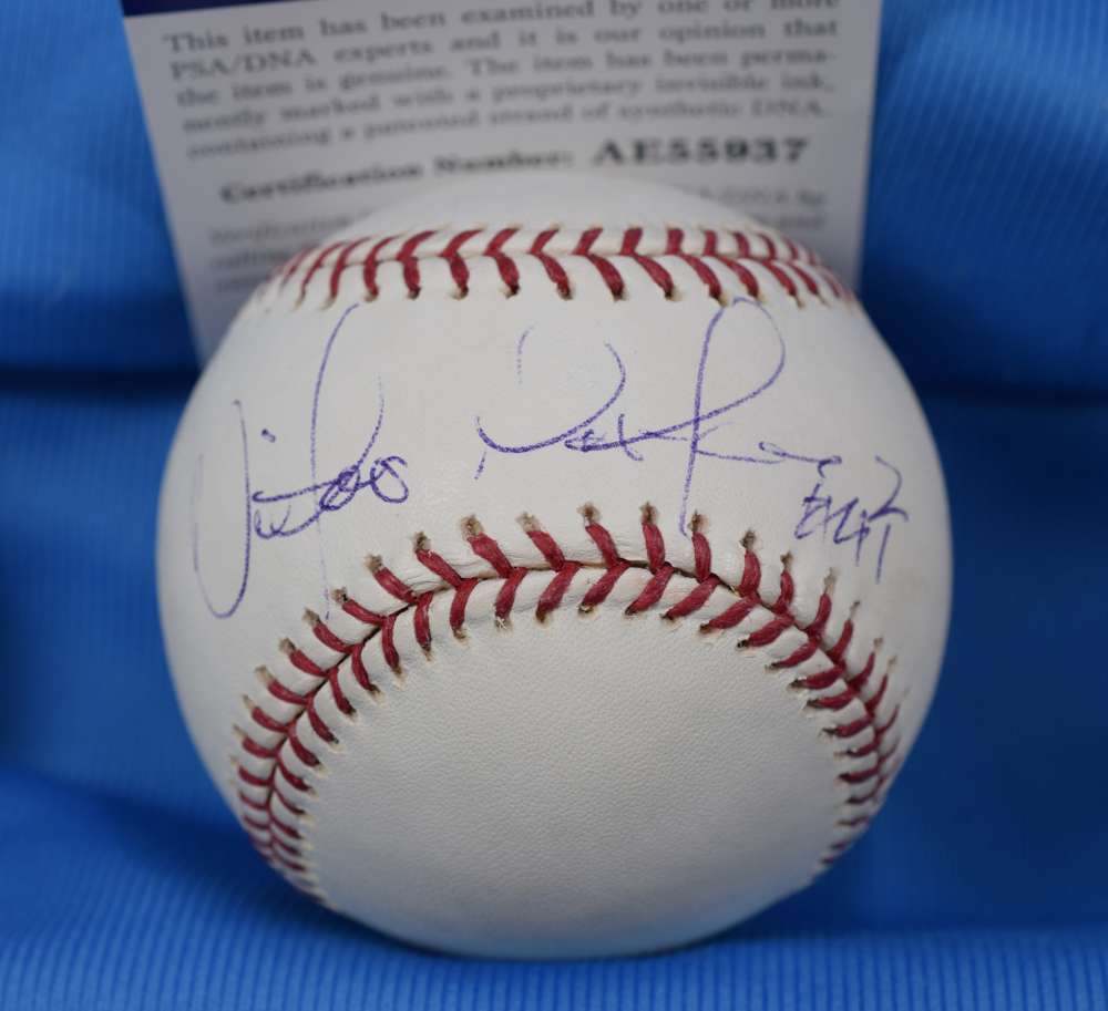 Victor Martinez Psa Dna Coa Autograph Major League Oml Hand Signed Baseball