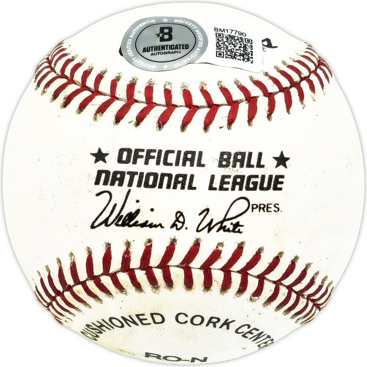 Tom Alston Signed NL Baseball St. Louis Cardinals Beckett #BM17790