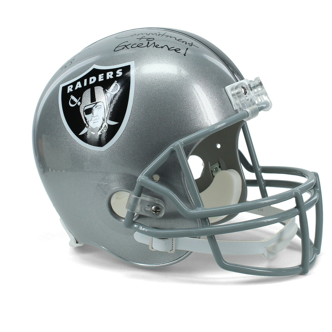Darren Waller Signed Las Vegas Raiders FS Helmet Inscribed COA Inscriptagraphs