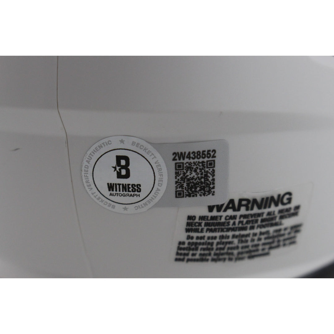 Deion Sanders Autographed Colorado Buffaloes White Mini Helmet Beckett 49662