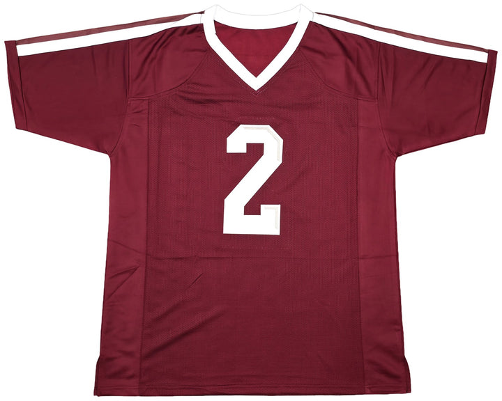 Texas A&M Aggies Johnny Manziel Signed Maroon Jersey Beckett Witness