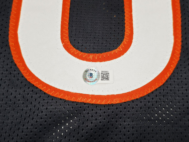 Chicago Bears Mike Ditka Autographed Signed Blue Jersey Beckett BAS QR