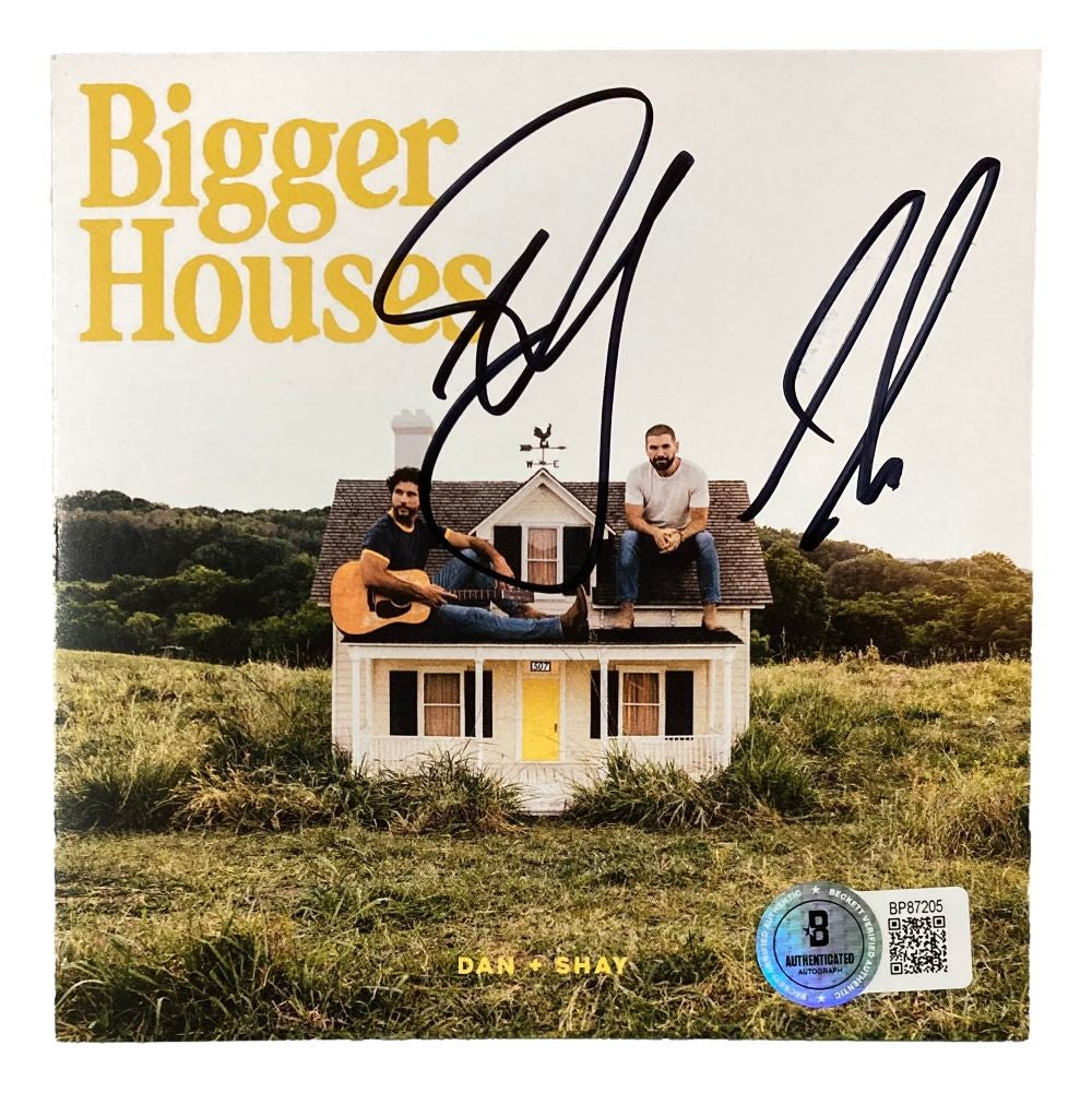 Dan & Shay Signed Bigger Houses CD Booklet BAS