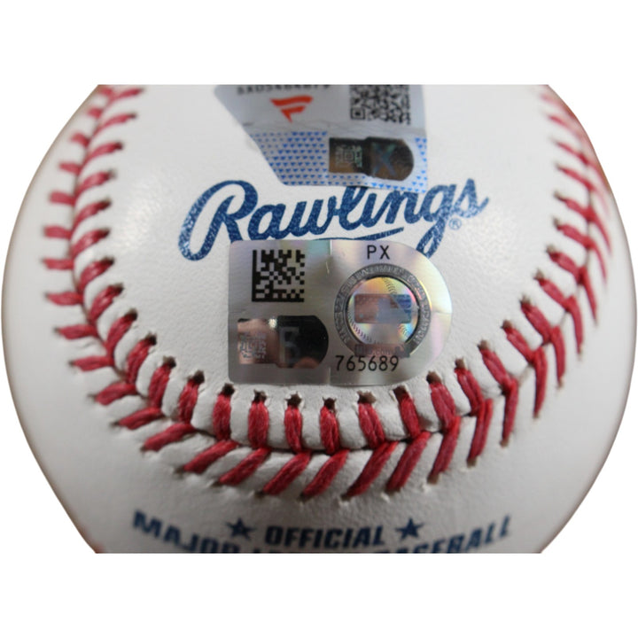 Will Smith Signed Los Angeles Dodgers OML Baseball 25 WS Champs Fanatics 56566