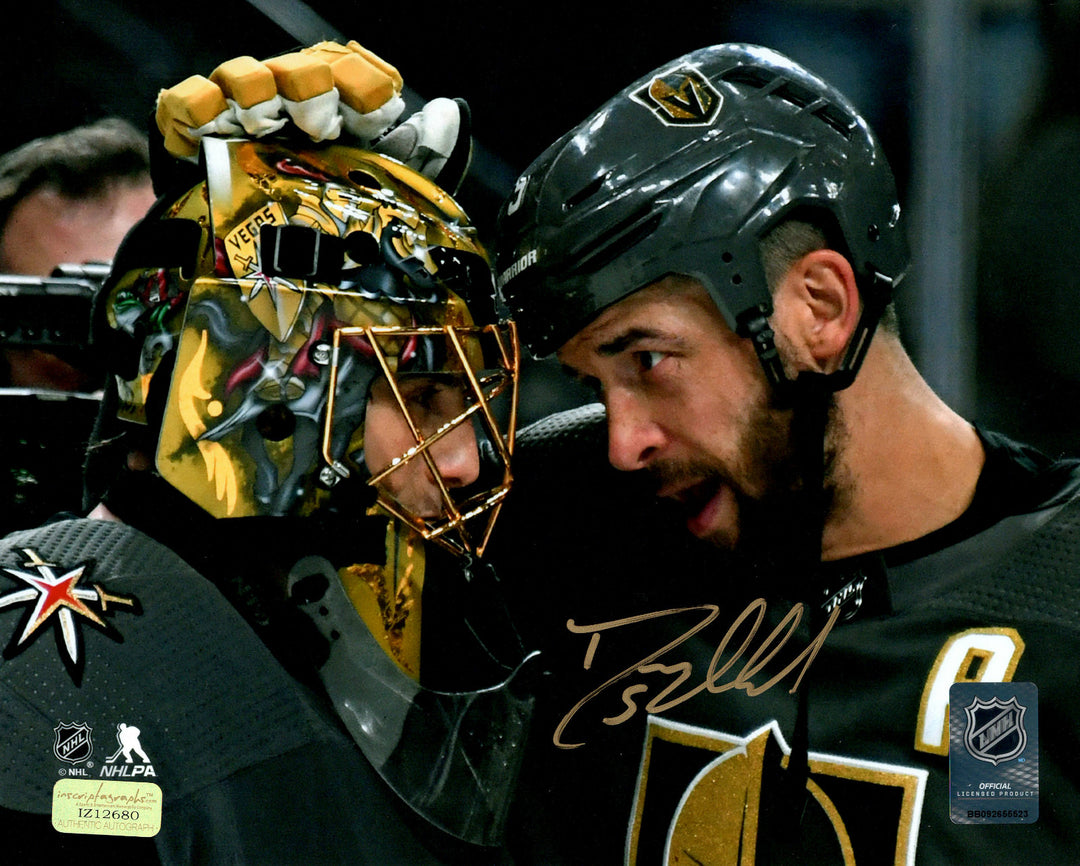 Deryk Engelland Autographed Vegas Golden Knights 11x14 Photo Fleury COA Signed