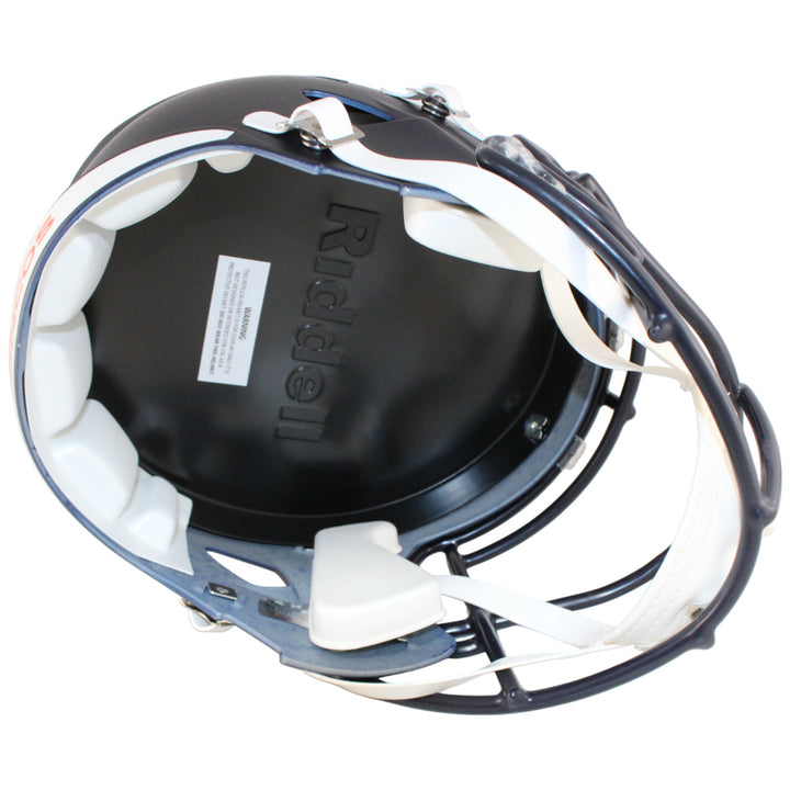Bo Nix Autographed/Signed Denver Broncos F/S Helmet Beckett Witness 53268