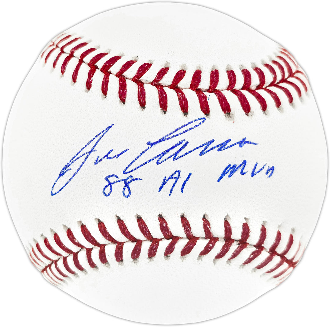 Jose Canseco Signed MLB Baseball Oakland A's "88 AL MVP" Beckett Witness