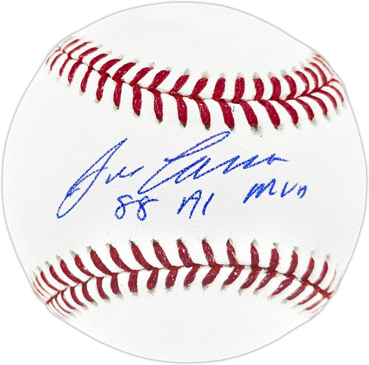 Jose Canseco Signed MLB Baseball Oakland A's "88 AL MVP" Beckett Witness