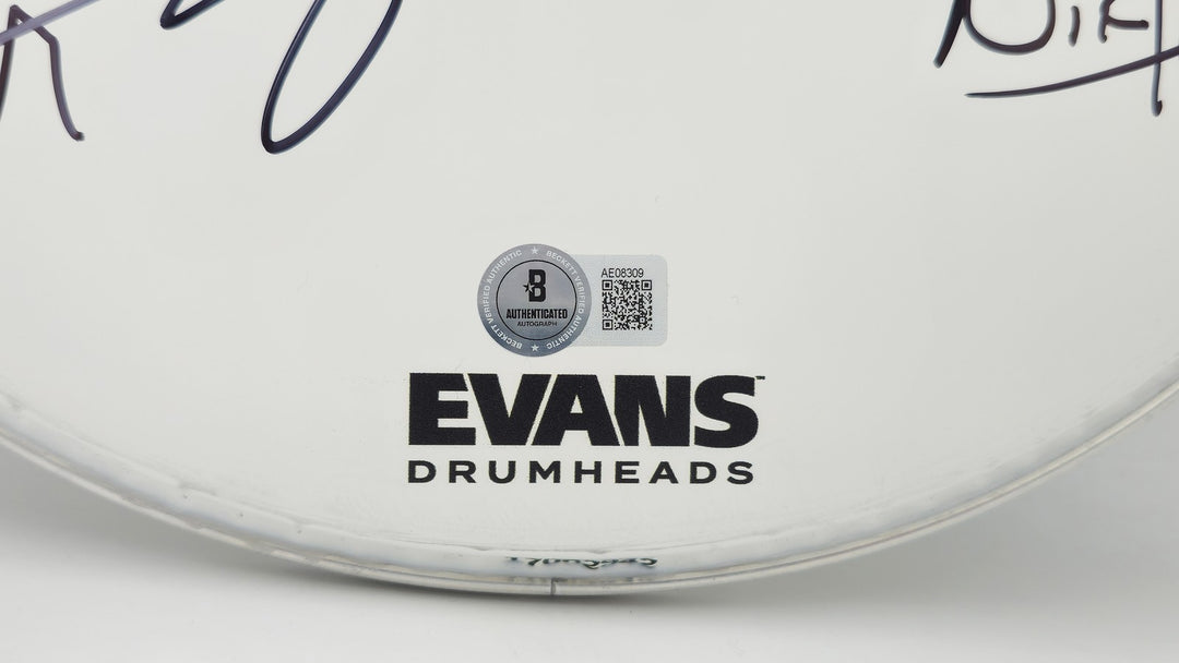 Bush Signed Drumhead Signed By All 4 Band Members Gavin Rossdale Beckett