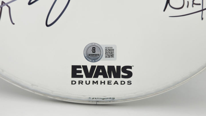 Bush Signed Drumhead Signed By All 4 Band Members Gavin Rossdale Beckett