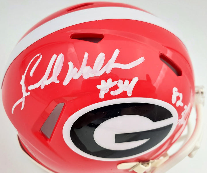 Herschel Walker Signed Georgia Bulldogs Speed Mini Helmet "Heisman 82" Beckett