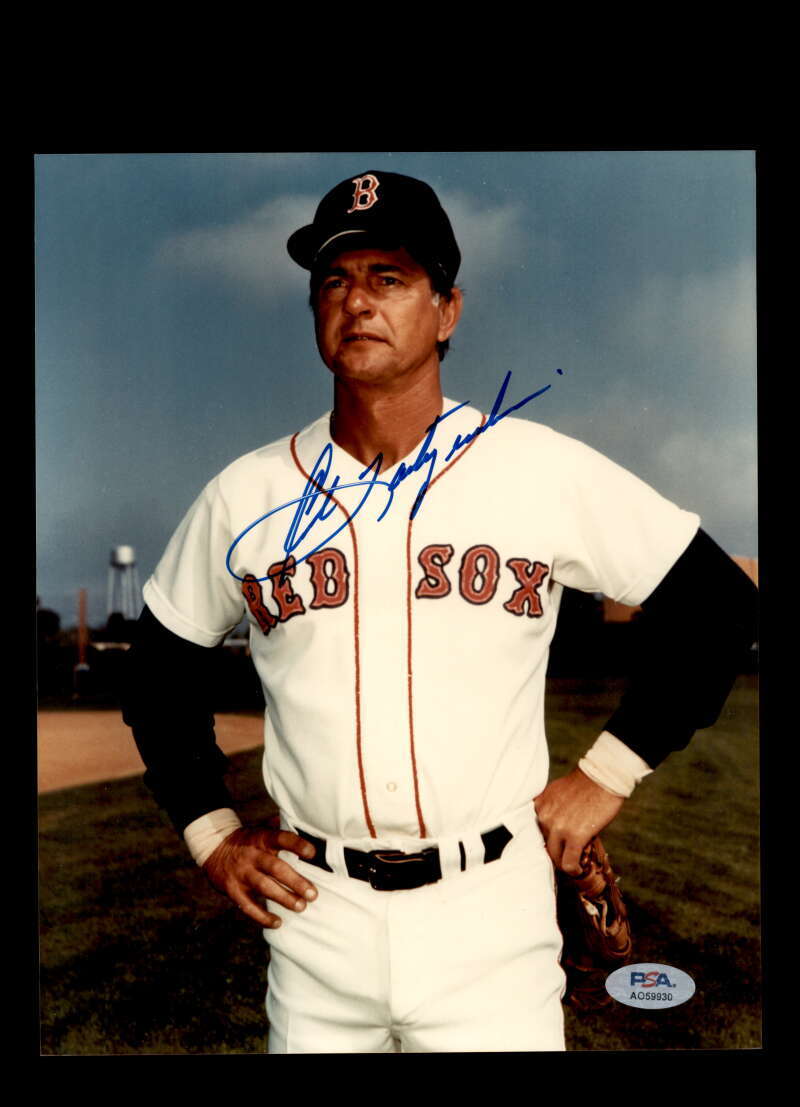 Carl Yastrzemski PSA DNA Autographed 8x10 Photo Signed Red Sox