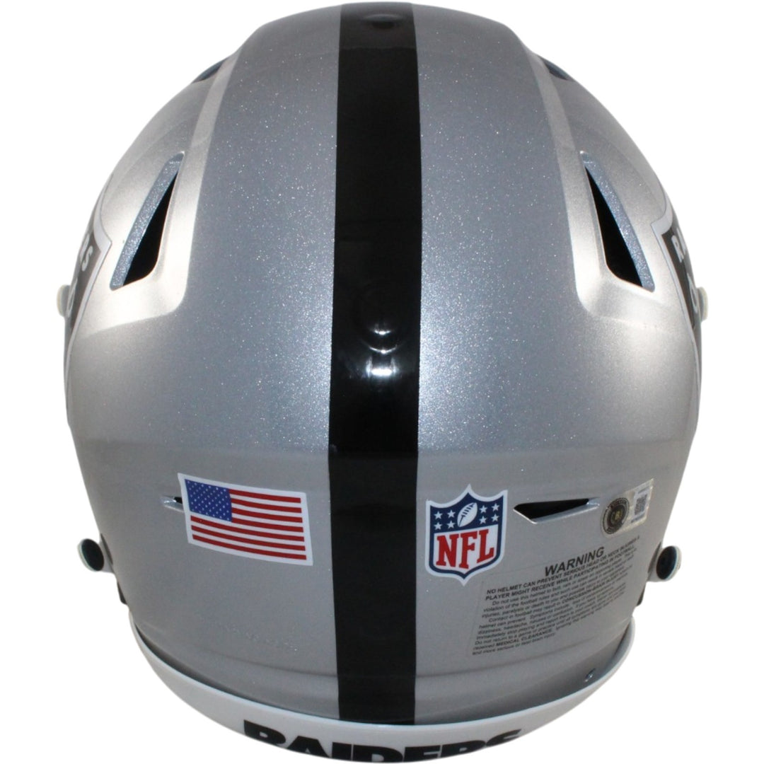 Ashton Jeanty Autographed Las Vegas Raiders SpeedFlex Beckett Witnessed 57512