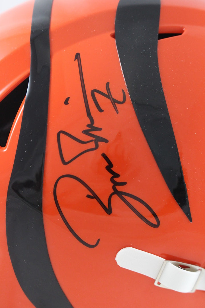Boomer Esiason Autographed Cincinnati Bengals Mid-Size Midi Helmet Beckett 56204