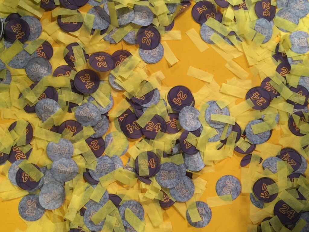 Kobe Bryant Final Game Authentic Confetti Frame 8x10 Collage Ticket Last Retire