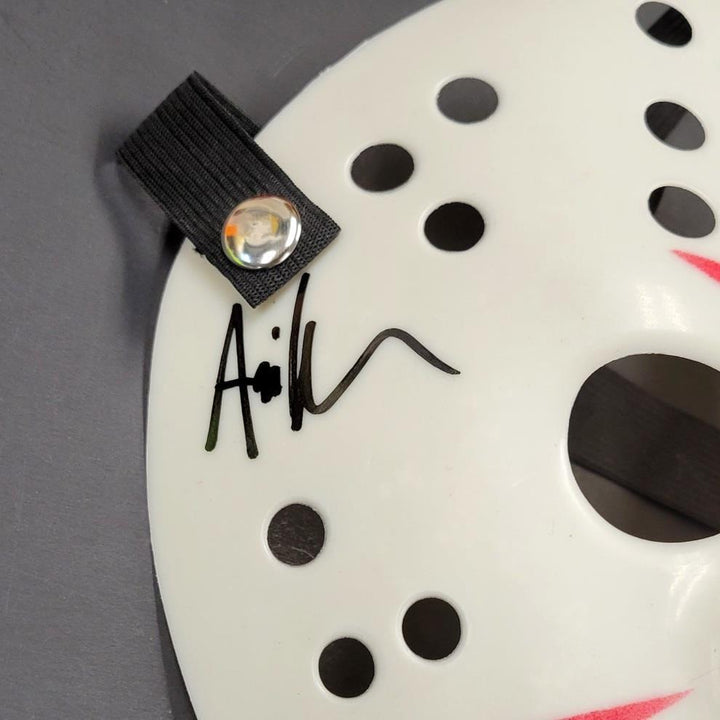 Ari Lehman signed "Jason Never Dies" Friday the 13th Mask autograph Beckett BAS