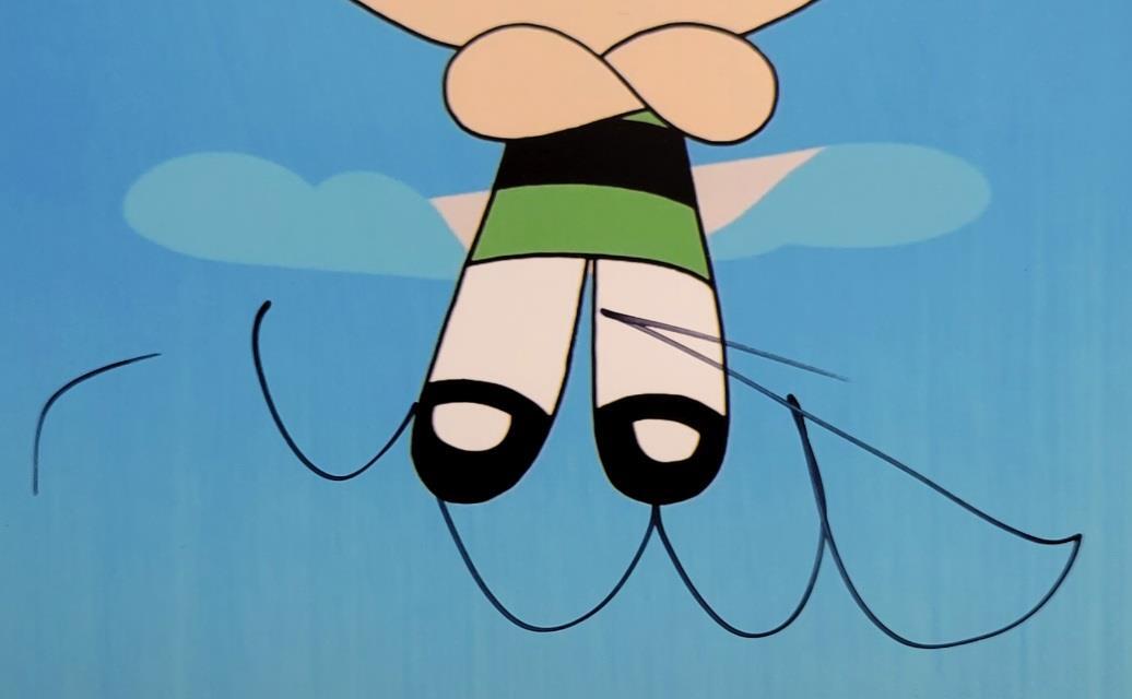 Natalie Palamides signed Powerpuff Buttercup 8x10 photo autograph B Beckett BAS