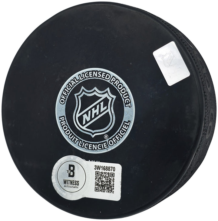 Jonathan Toews Autographed Signed Official Winnipeg Jets Logo Puck Beckett Wit