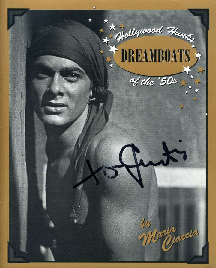Tony Curtis JSA Coa Signed Dreamboats Of The 50`s Book Autograph