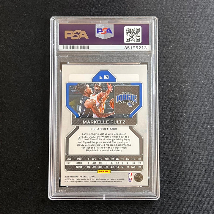 2020-21 Panini Prizm #163 MARKELLE FULTZ Signed Card AUTO PSA Slabbed Magic