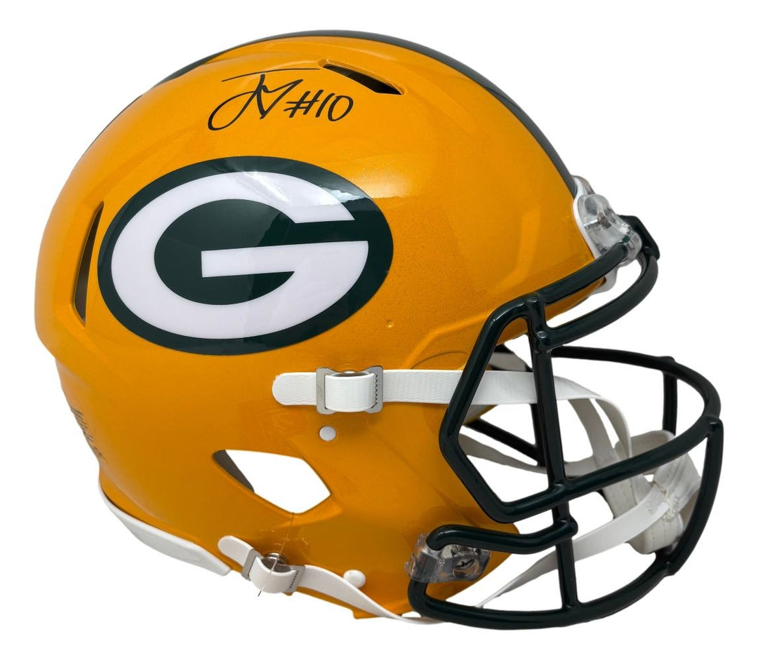 Jordan Love Signed Green Bay Packers Full Size Speed Authentic Helmet BAS ITP