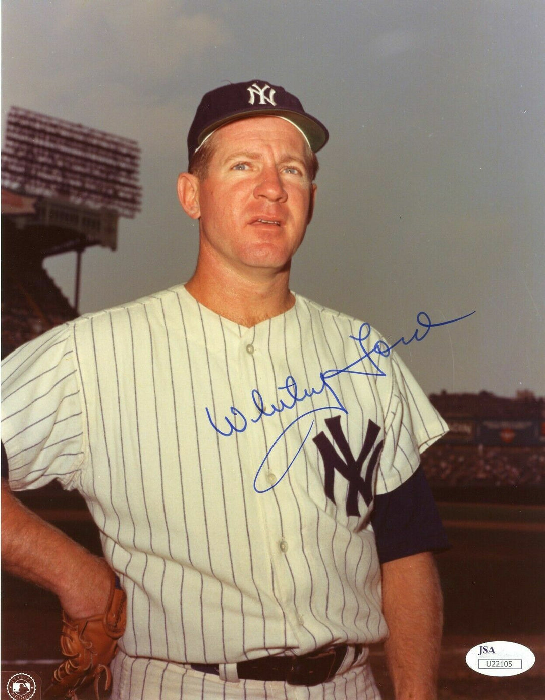 Whitey Ford Signed 8x10 JSA COA Photo Autograph 8x New York Yankees Ny