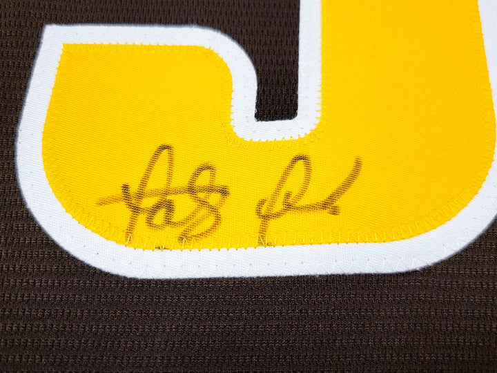 San Diego Padres Fernando Tatis Jr. Signed Brown Nike Jersey Size L Beckett Wit