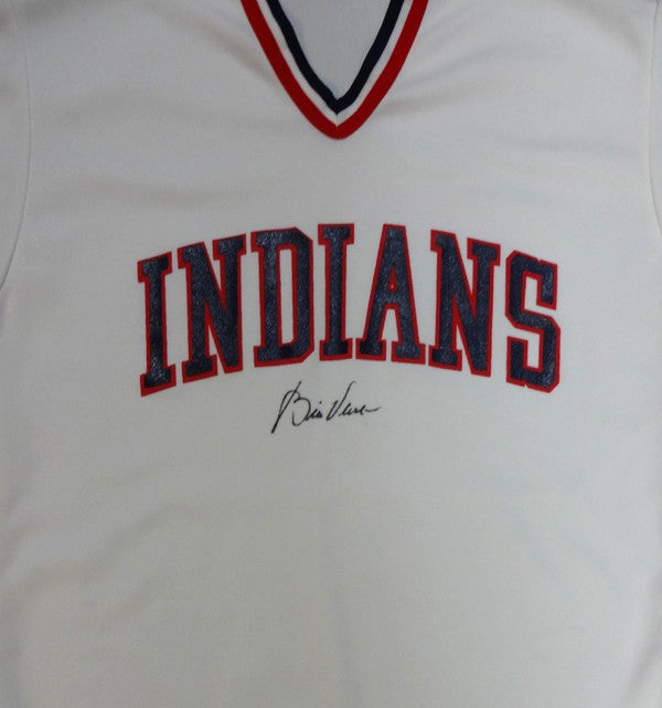 Cleveland Indians Bill Veeck Autographed Signed White Jersey Team Owner PSA/DNA