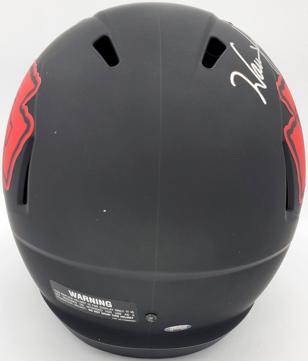 Warren Moon Auto Chiefs Eclipse Black Full Size Speed Replica Helmet HOF 06 MCS