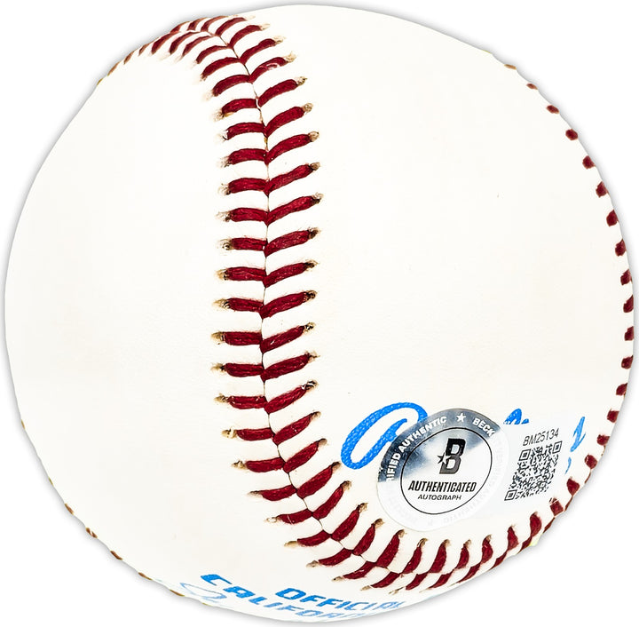 Bob Engel Signed California League Baseball Umpire Beckett QR