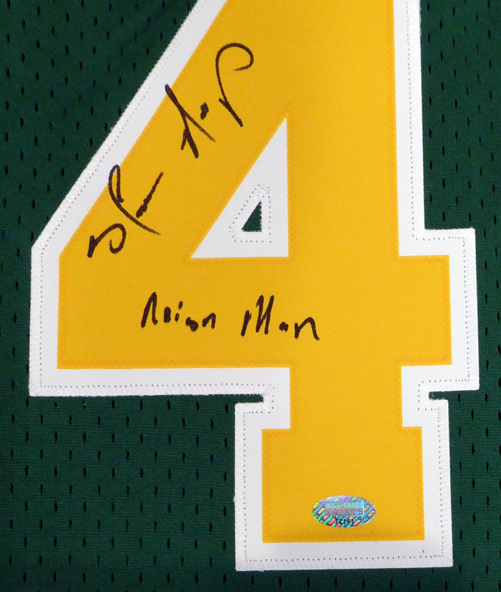 Seattle Sonics Shawn Kemp Auto Green Adidas Hardwood Classics Jersey Reign Man