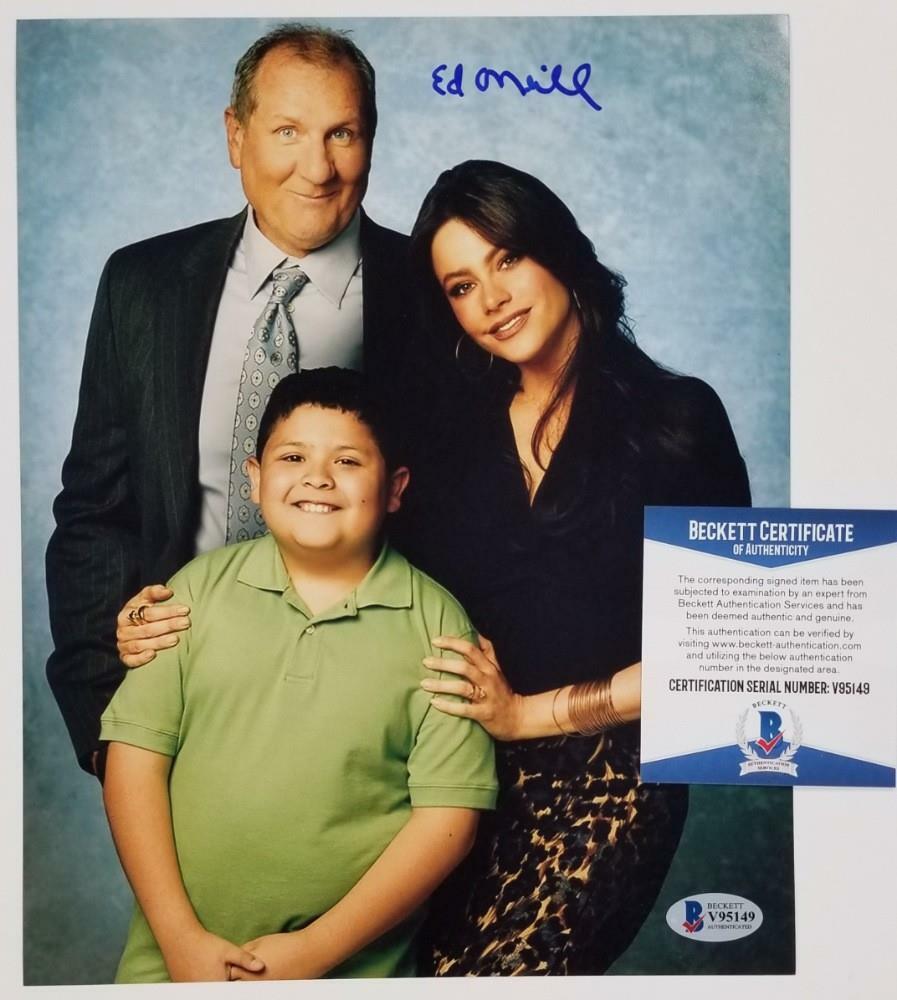 Ed O'Neill signed 8x10 Photo #5 Modern Family Autograph ~ Beckett BAS COA